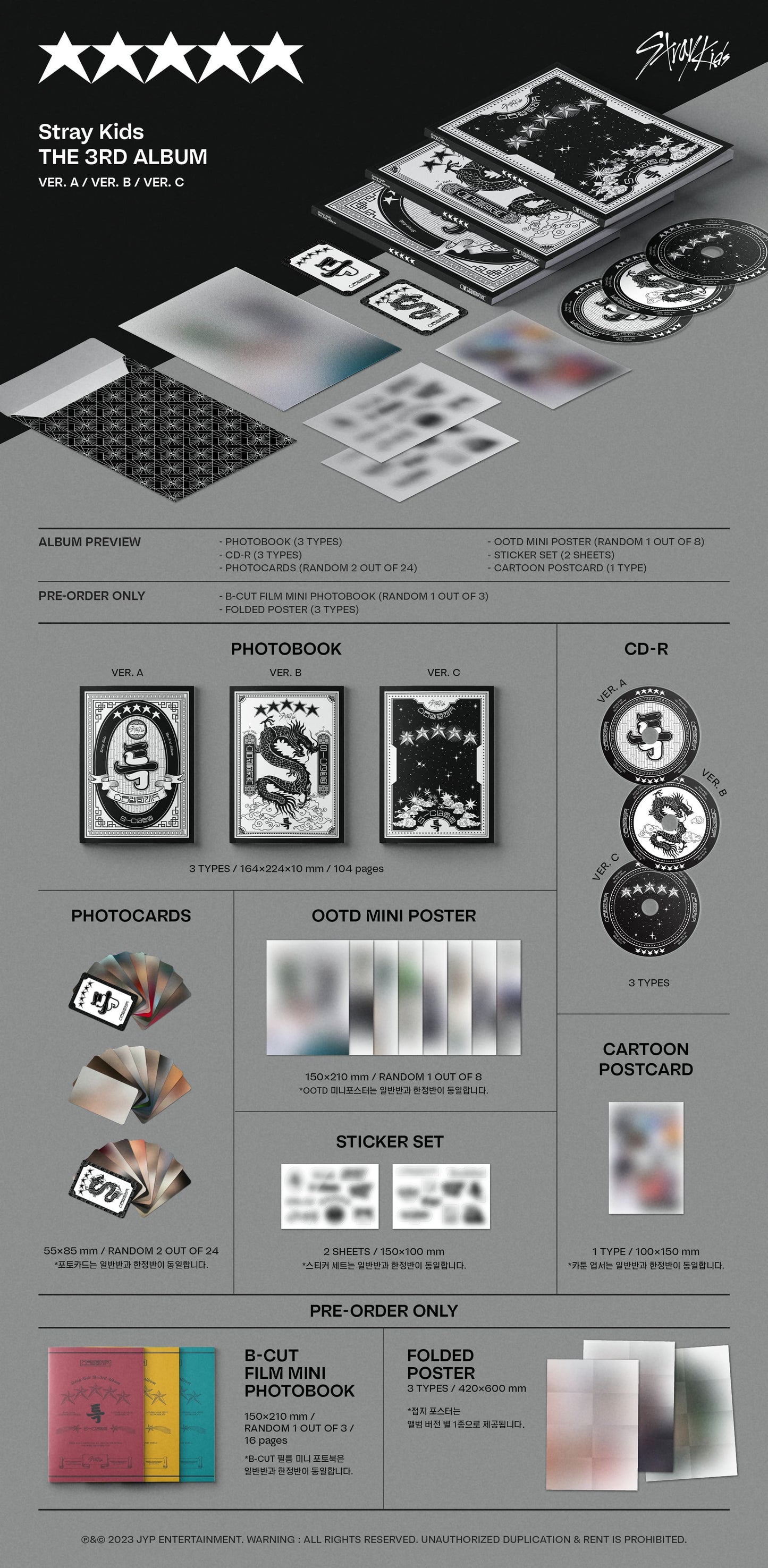 STRAY KIDS 3rd Album - 5 STAR