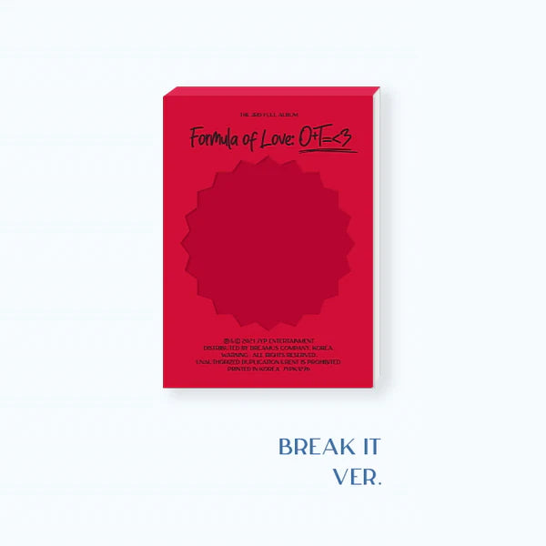 TWICE 3rd Album - FORMULA OF LOVE: O+T=<3