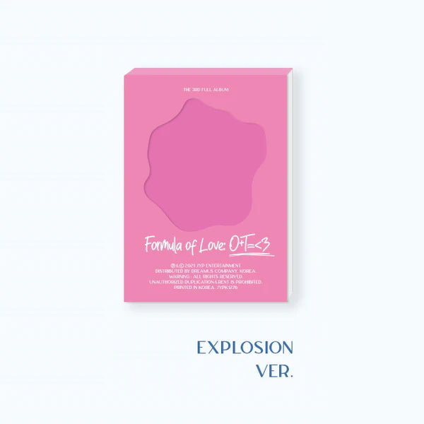 TWICE 3rd Album - FORMULA OF LOVE: O+T=<3