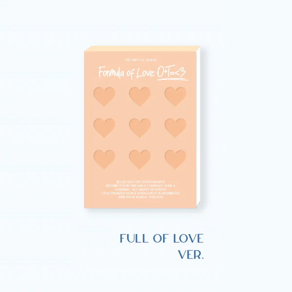 TWICE 3rd Album - FORMULA OF LOVE: O+T=<3