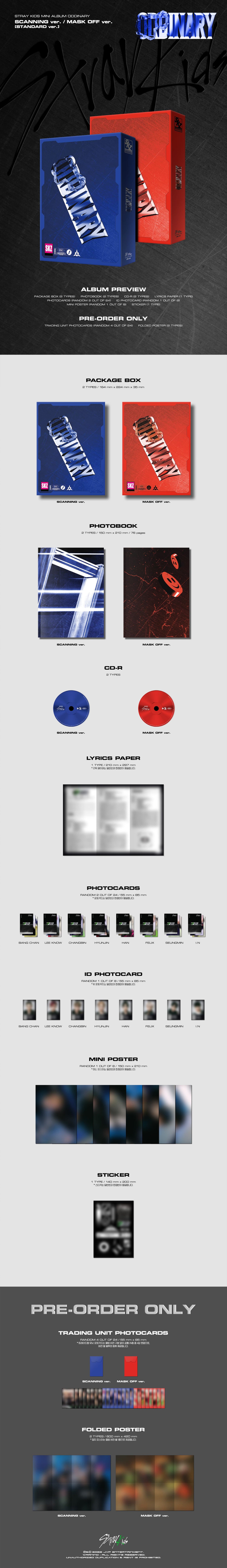 STRAY KIDS 6th Mini Album - ODDINARY