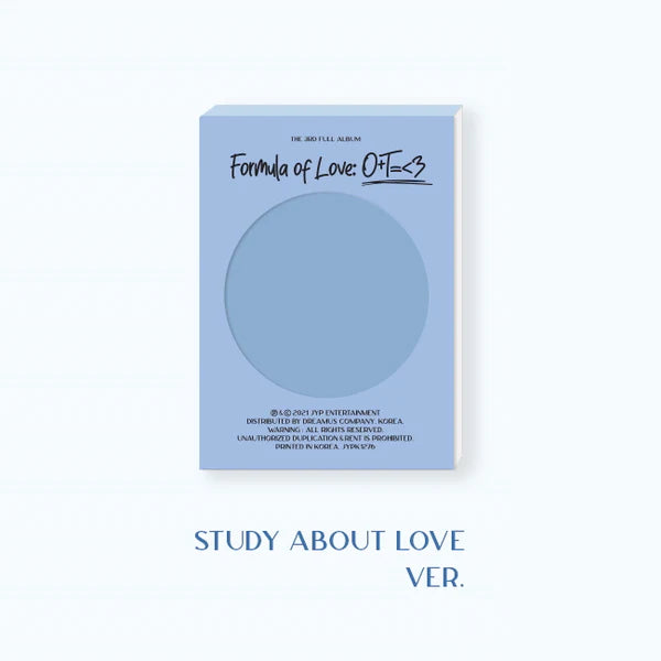 TWICE 3rd Album - FORMULA OF LOVE: O+T=<3