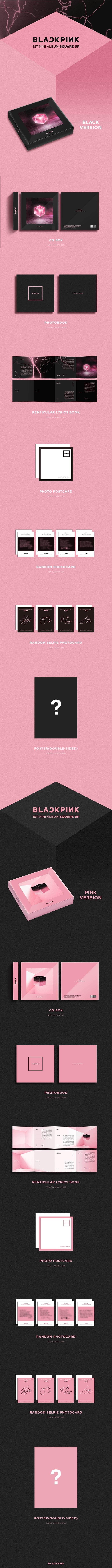 BLACKPINK 1st Mini Album - SQUARE UP