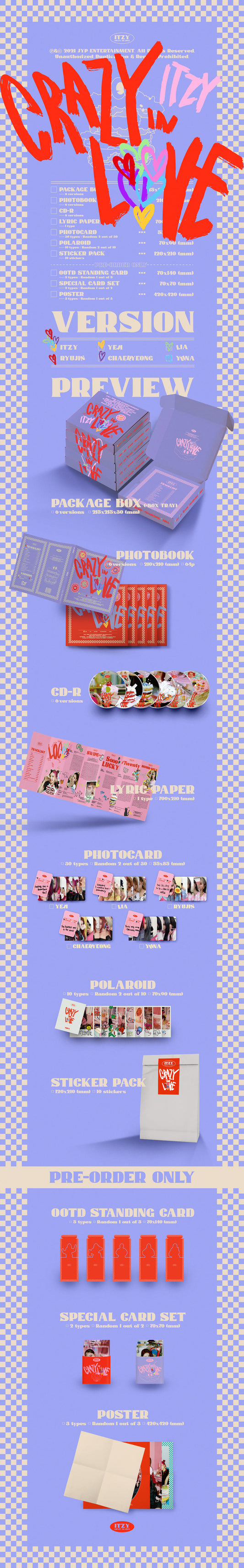 ITZY 1st Album - CRAZY IN LOVE