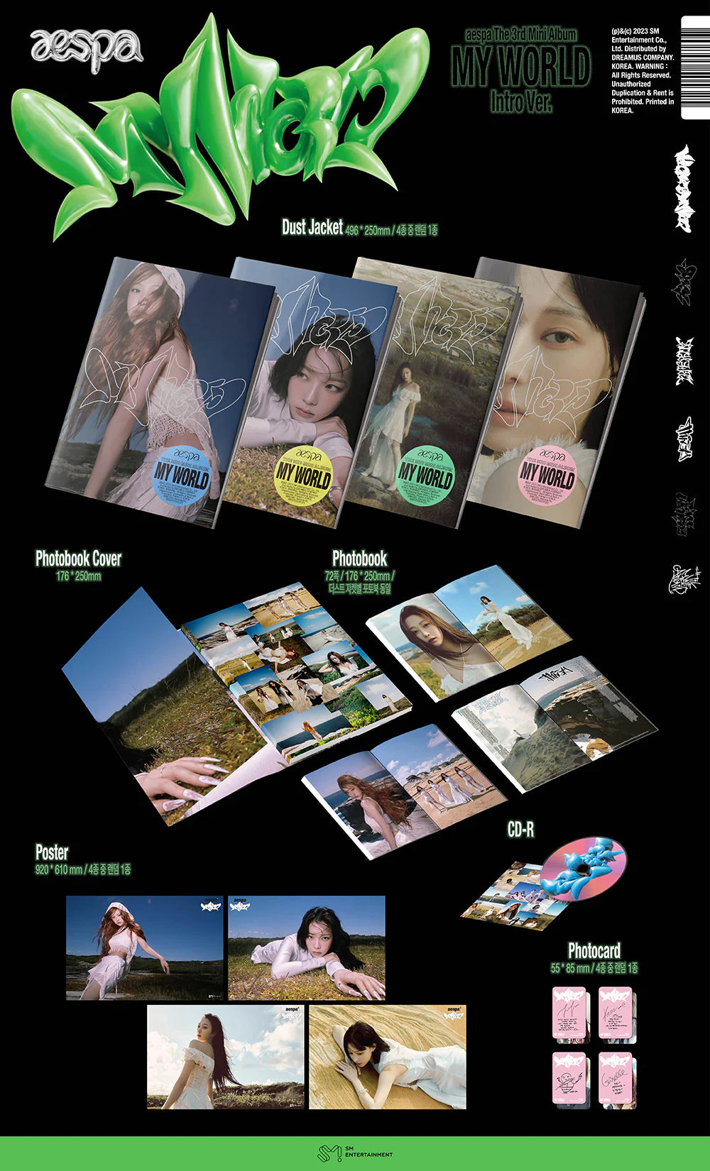 AESPA 3rd Mini Album - My World (Intro Version)